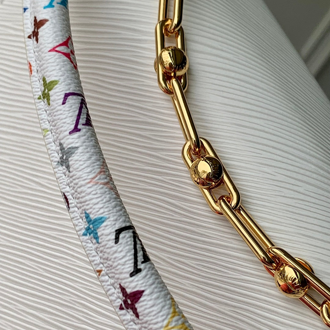 Sac à main Twist – Réf. M13678 · Multicolore Blanc