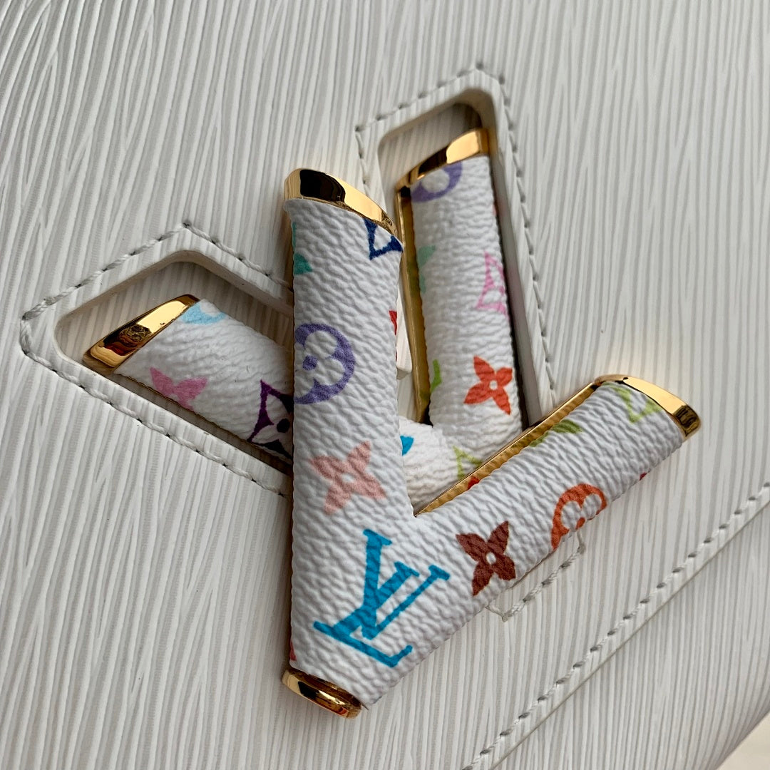 Sac à main Twist – Réf. M13678 · Multicolore Blanc