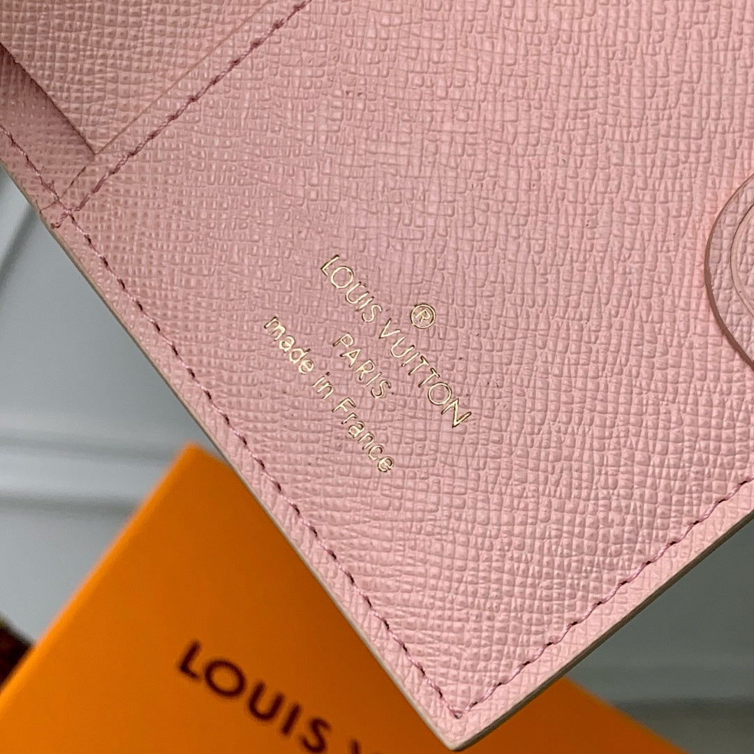 Portefeuille – Réf. N00133 · Damier Azur