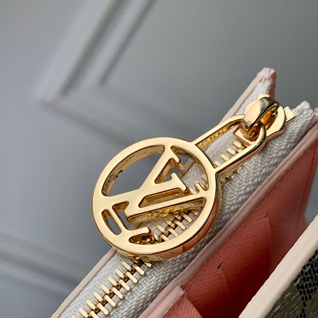 Portefeuille – Réf. N00133 · Damier Azur