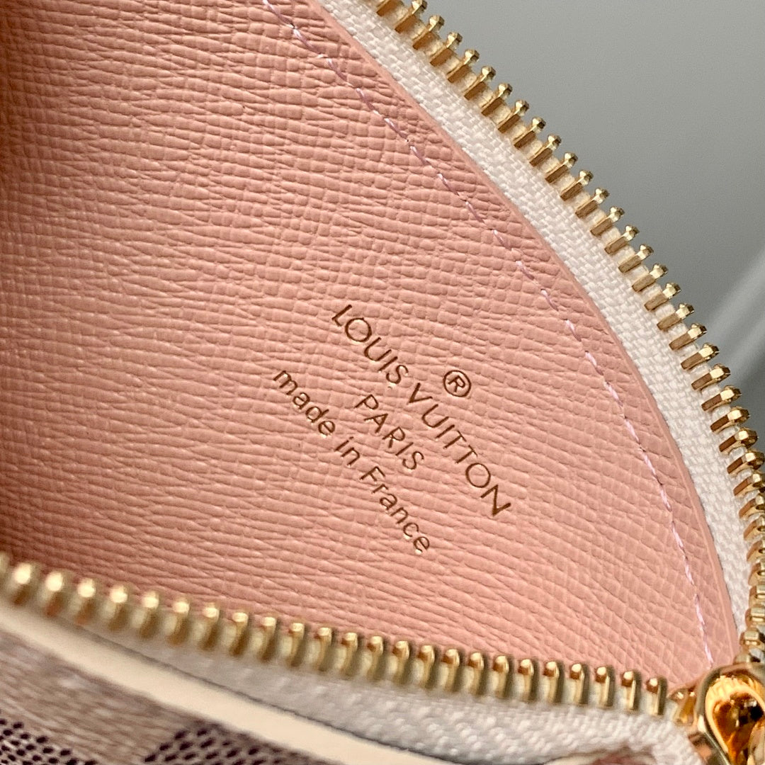 Portefeuille – Réf. N00131 · Damier Azur