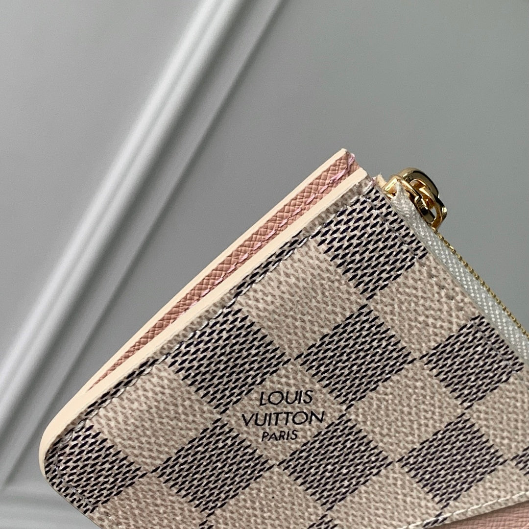 Portefeuille – Réf. N00131 · Damier Azur
