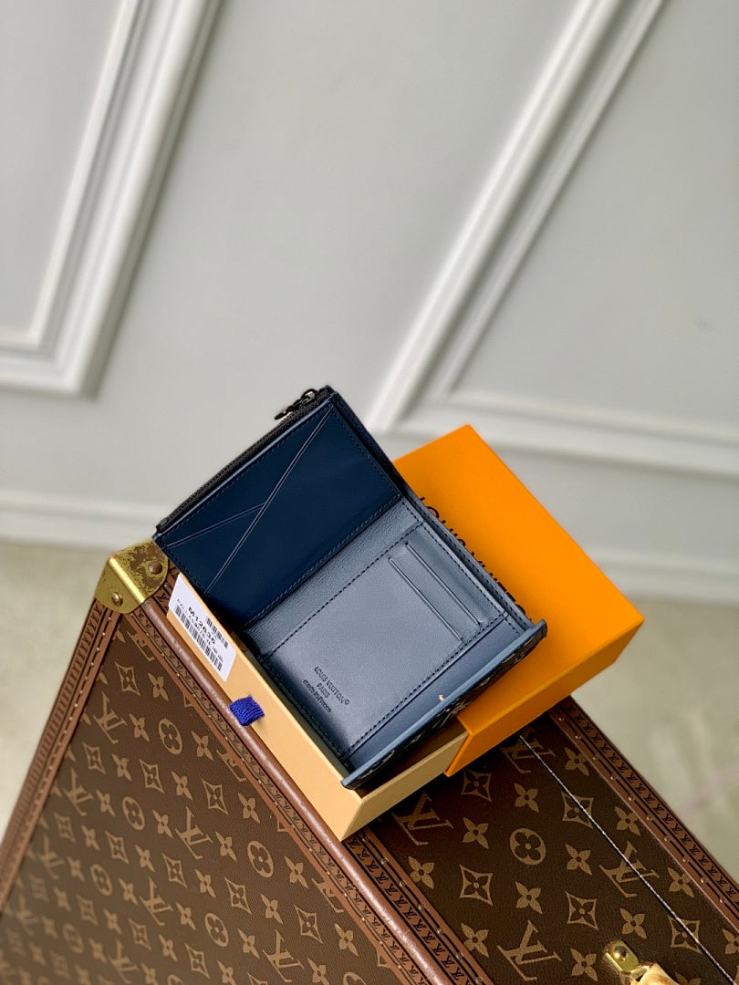 Portefeuille – Réf. M12635 · Bleu Doux