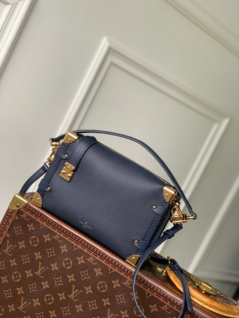 Sac à main Trunk – Réf. M15226 · Bleu Nuit
