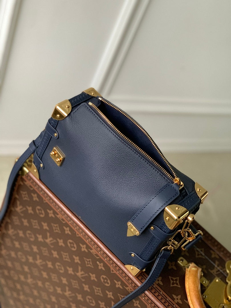 Sac à main Trunk – Réf. M15226 · Bleu Nuit