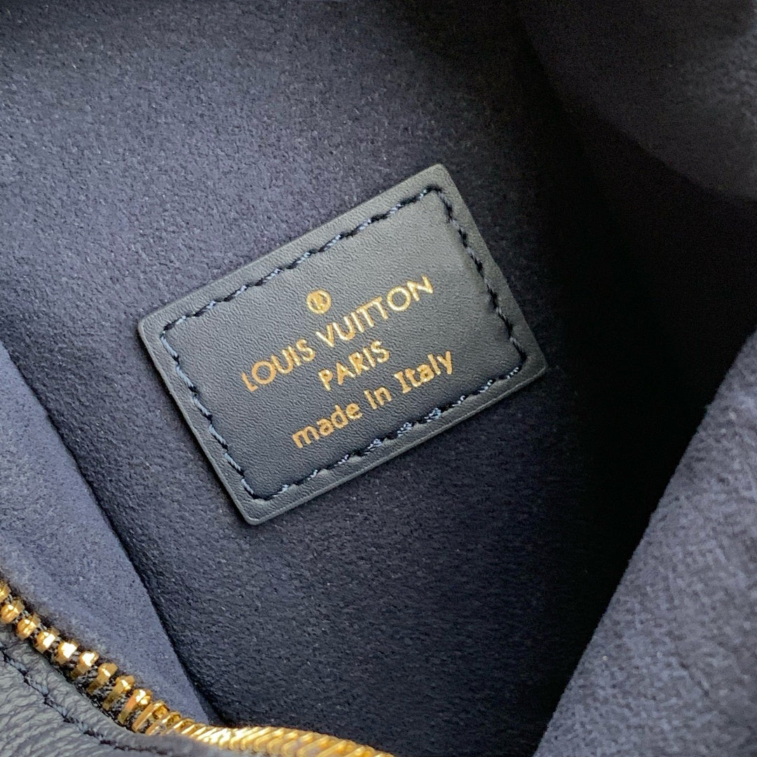 Sac à main Trunk – Réf. M15226 · Bleu Nuit