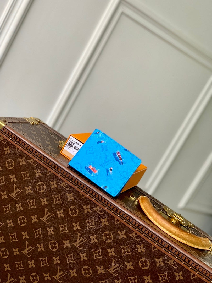 Portefeuille – Réf. M14879 · Bleu