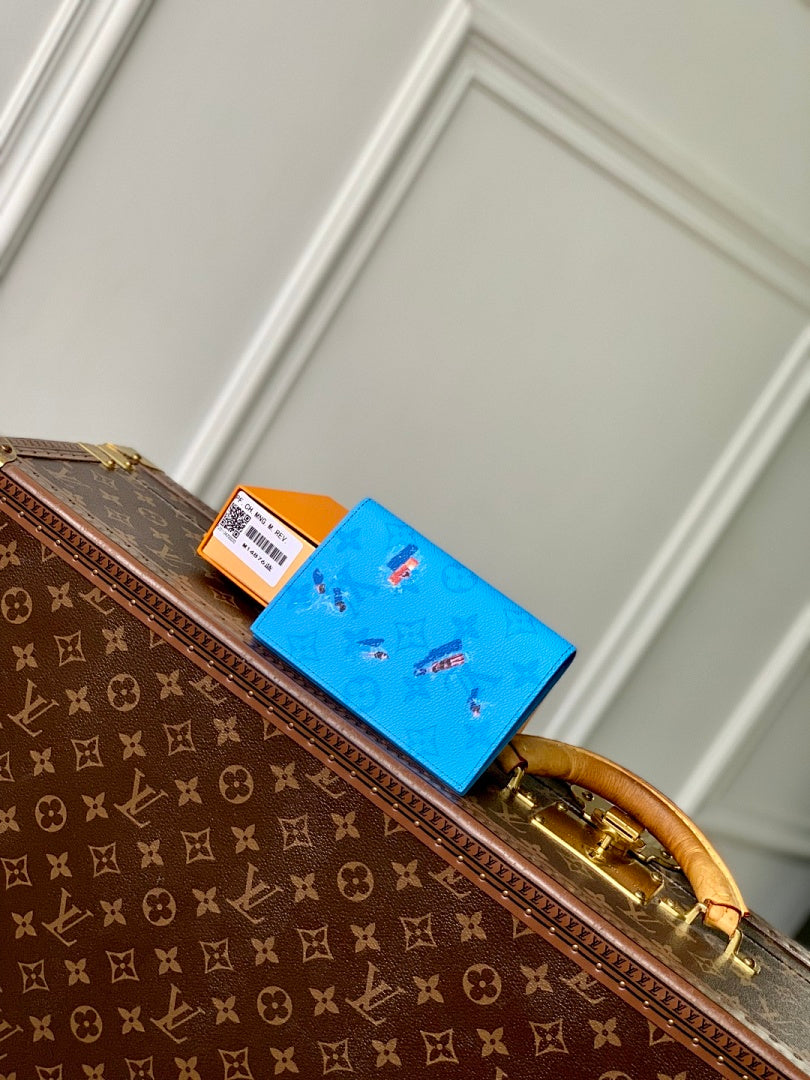 Portefeuille – Réf. M14876 · Bleu