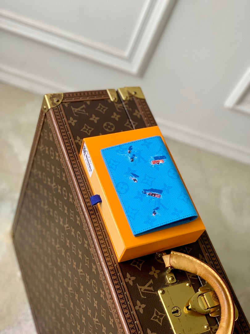 Portefeuille – Réf. M14876 · Bleu