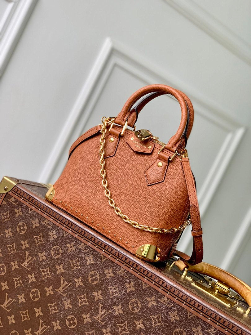 Sac à main Trunk – Réf. M29091 · Marron