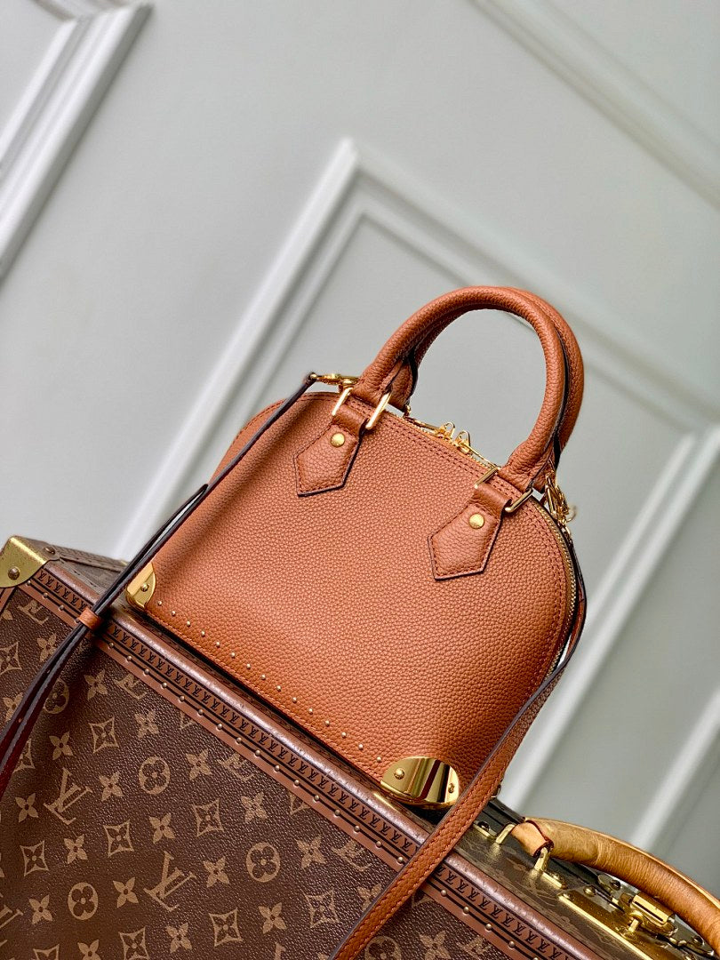 Sac à main Trunk – Réf. M29091 · Marron