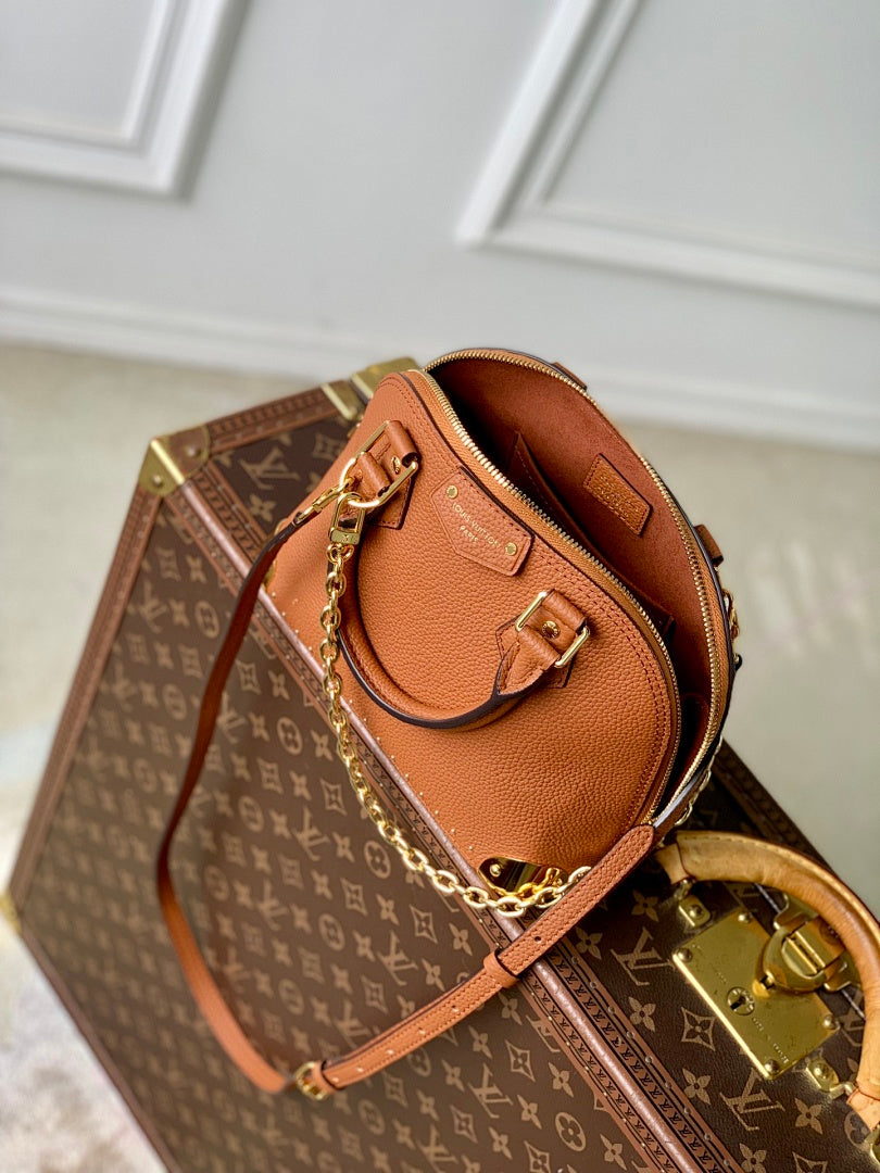 Sac à main Trunk – Réf. M29091 · Marron
