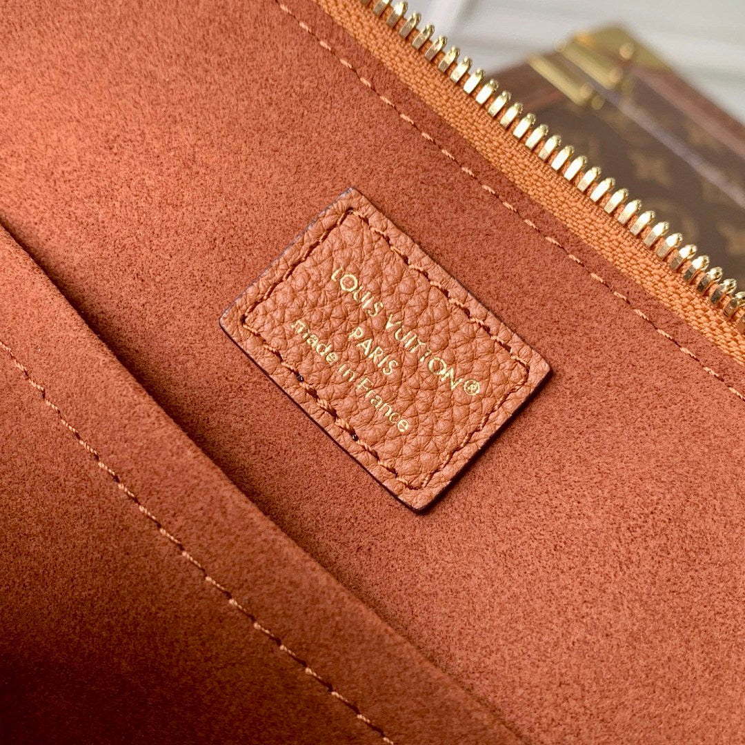 Sac à main Trunk – Réf. M29091 · Marron