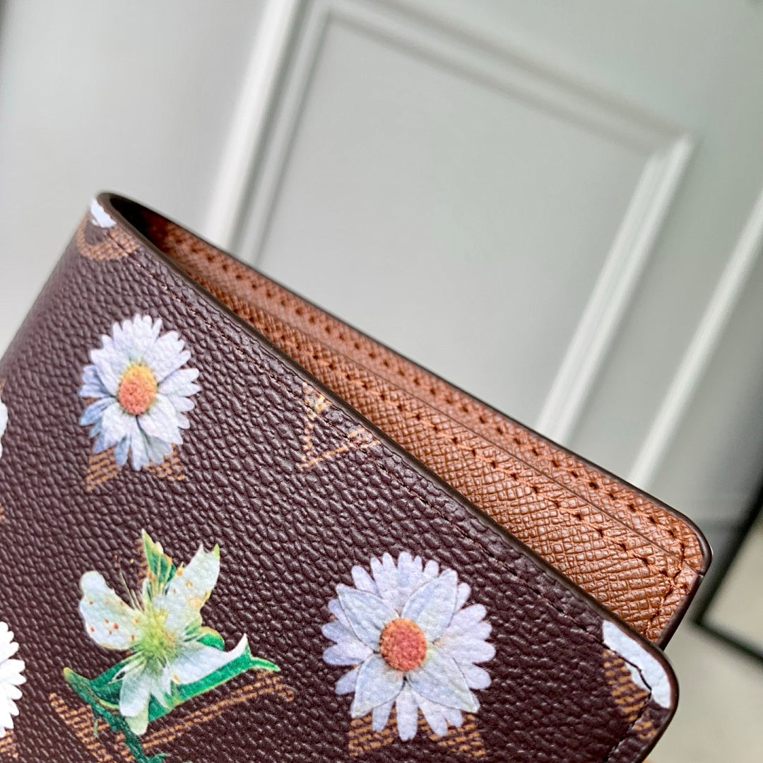 Portefeuille – Réf. M27547 · Fleurs