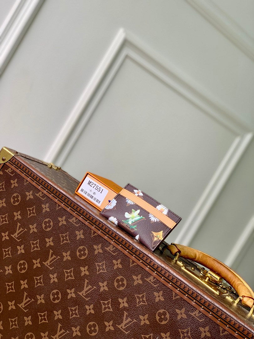 Portefeuille – Réf. M27551 · Fleurs