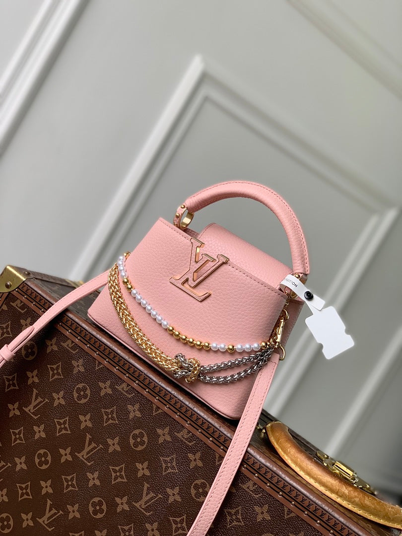 Sac à main Capucines – Réf. 27308 · Rose Mini