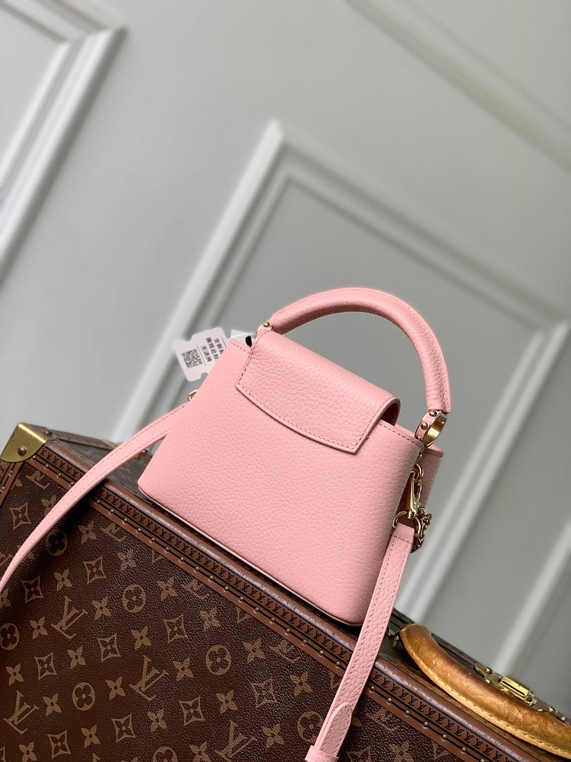 Sac à main Capucines – Réf. 27308 · Rose Mini