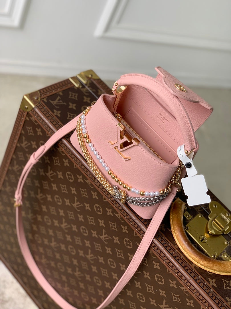 Sac à main Capucines – Réf. 27308 · Rose Mini