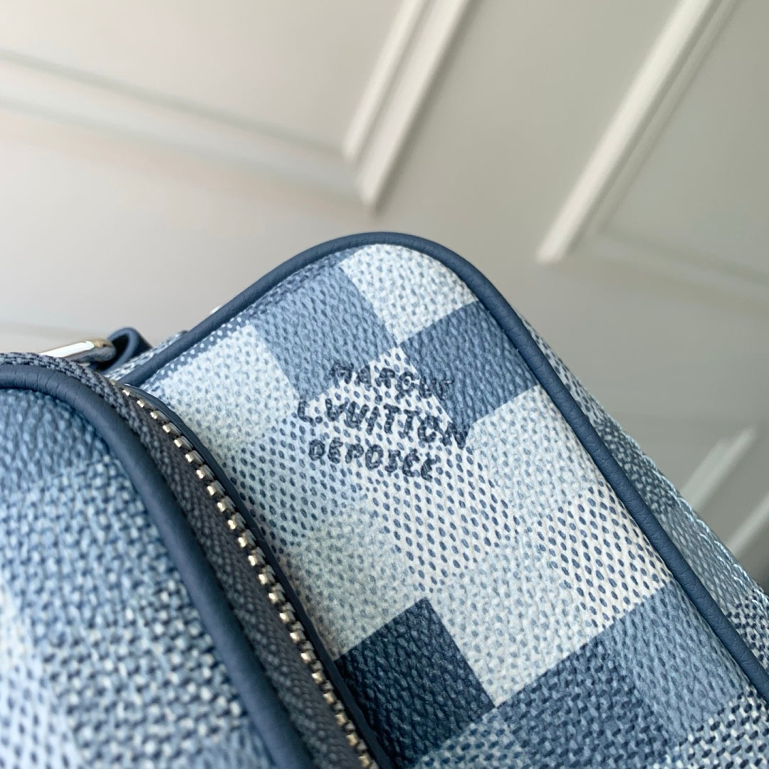 Sac à main – Réf. 28606 · Damier Bleu