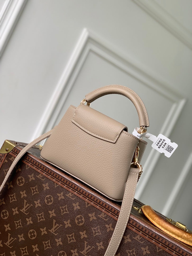 Sac à main Capucines – Réf. 29439 · Gris Mini