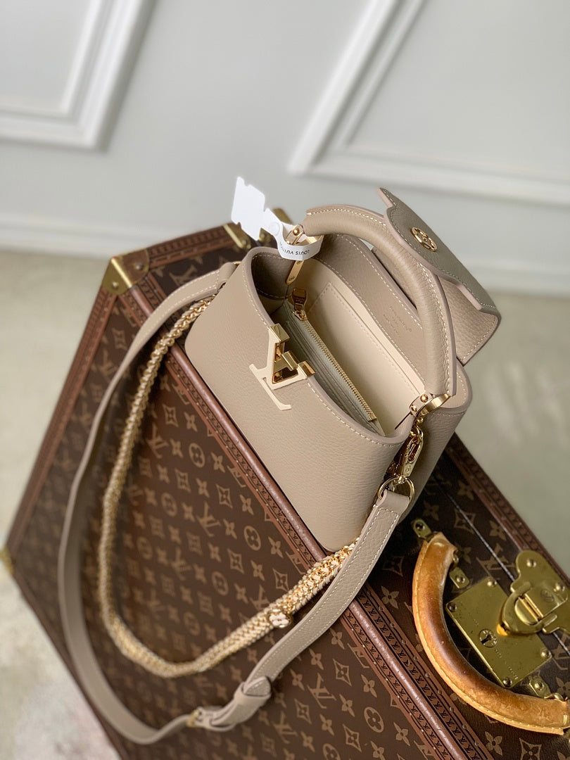 Sac à main Capucines – Réf. 29439 · Gris Mini