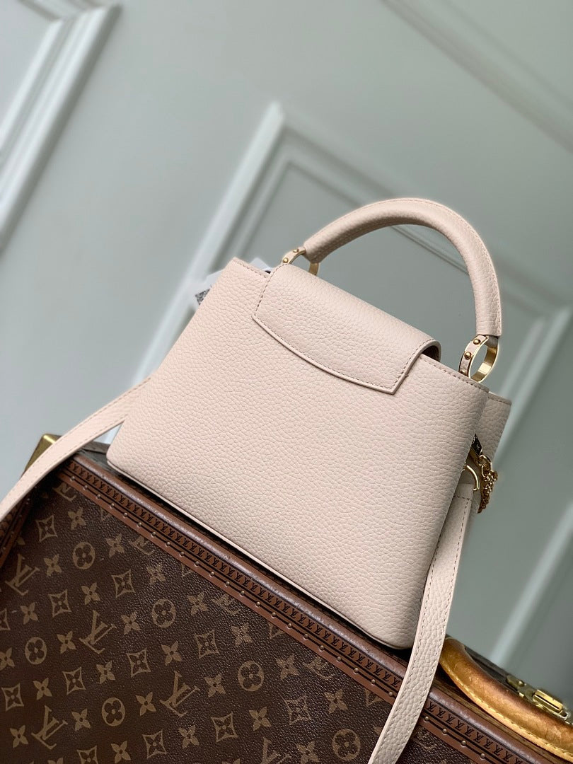 Sac à main Capucines – Réf. 27308 · Gris PM