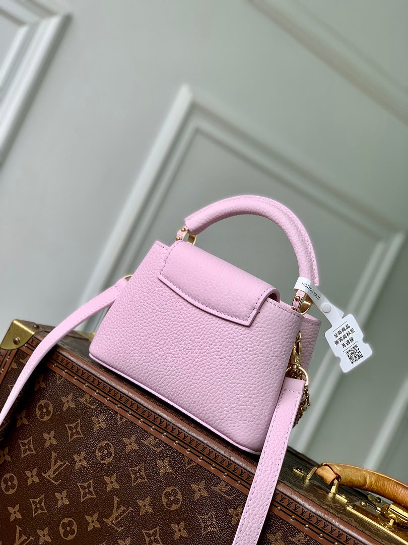 Sac à main Capucines – Réf. 29439 · Rose Mini