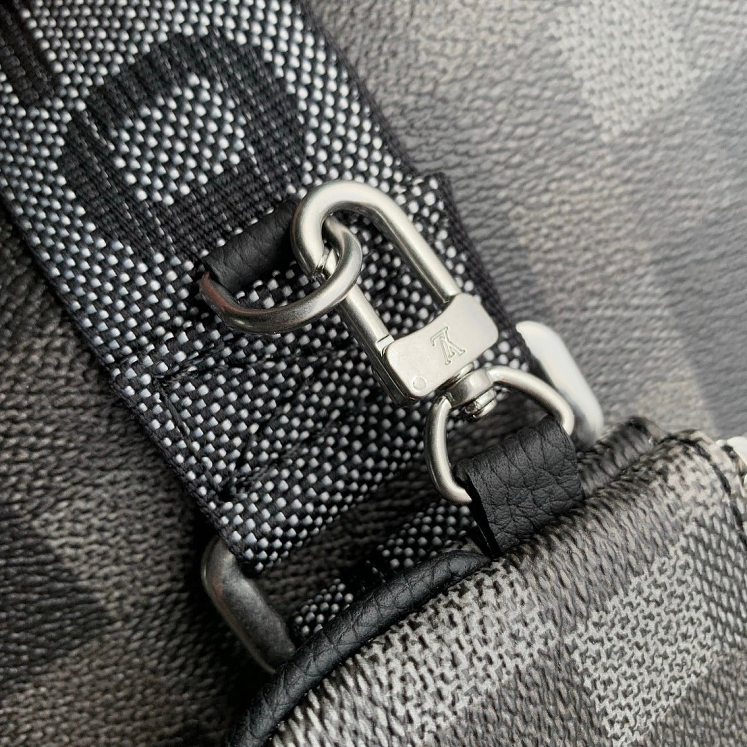 Sacoche Messenger – Réf. 28602 · Damier Graphite