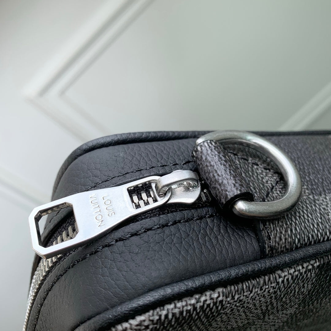 Sacoche Messenger – Réf. 28602 · Damier Graphite