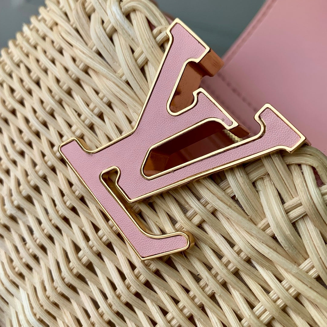 Sac à main Capucines – Réf. 26005 · Rose Mini