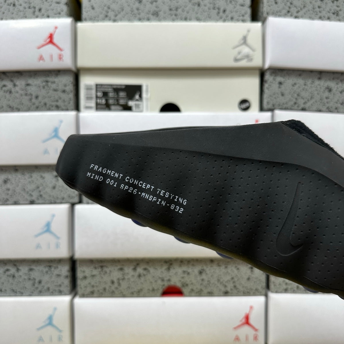 Nike x Fragment Design Mind 001 'Noir' — vue 5