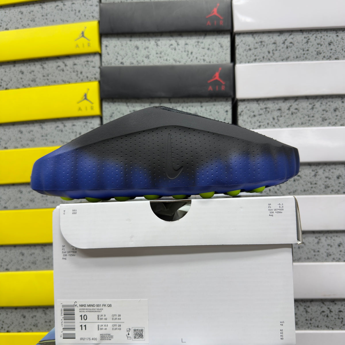 Nike Mind 001 'Noir Bleu Royal' — vue 9