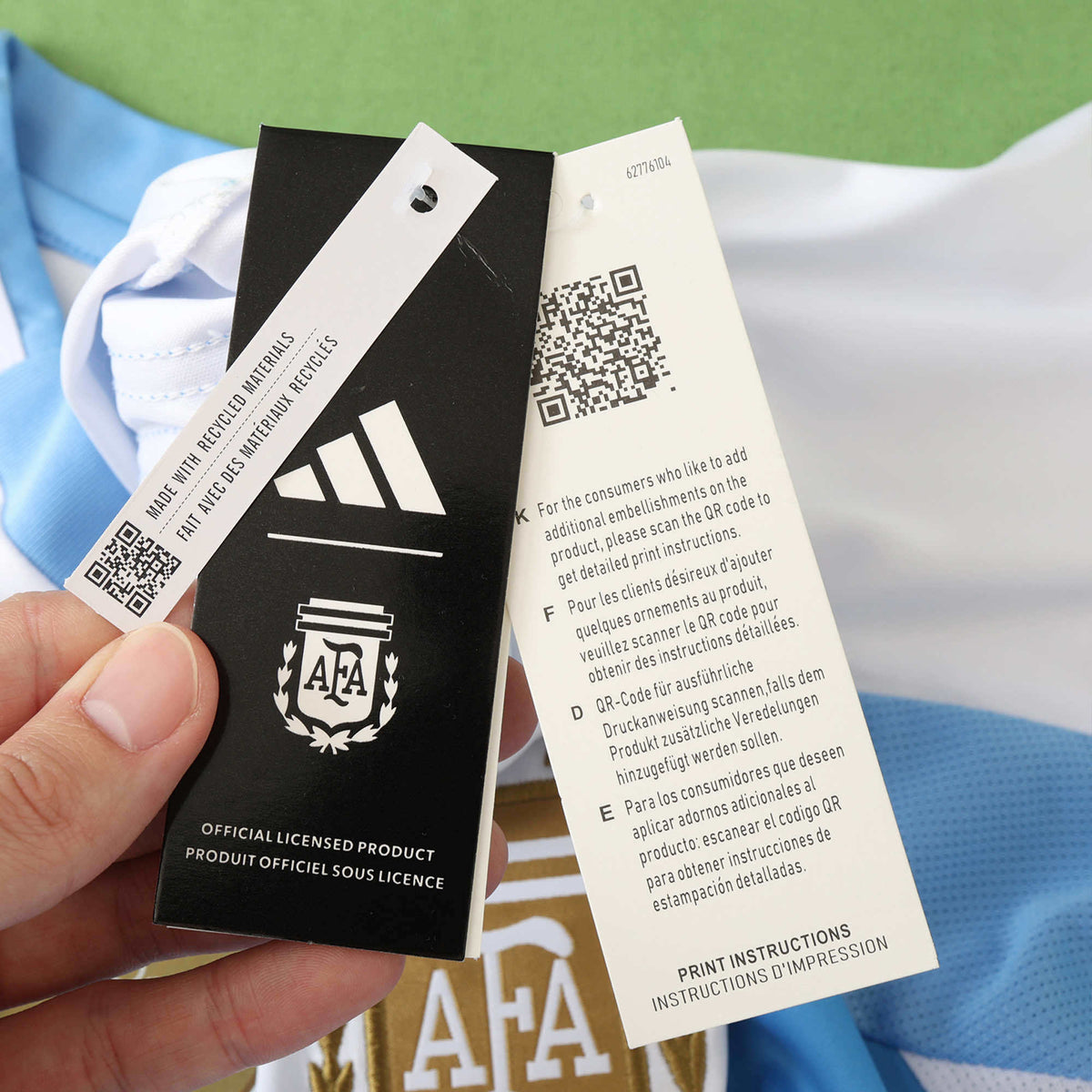 Maillot Argentine 2024 Domicile — vue 5