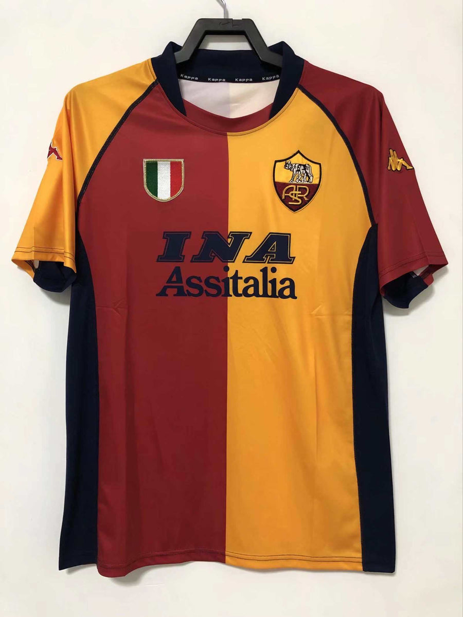 Maillot AS Roma 2001 Domicile Rétro