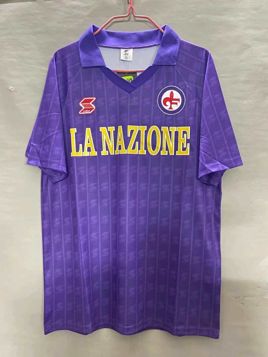 Maillot Fiorentina 1989/90 Domicile Rétro — vue 2