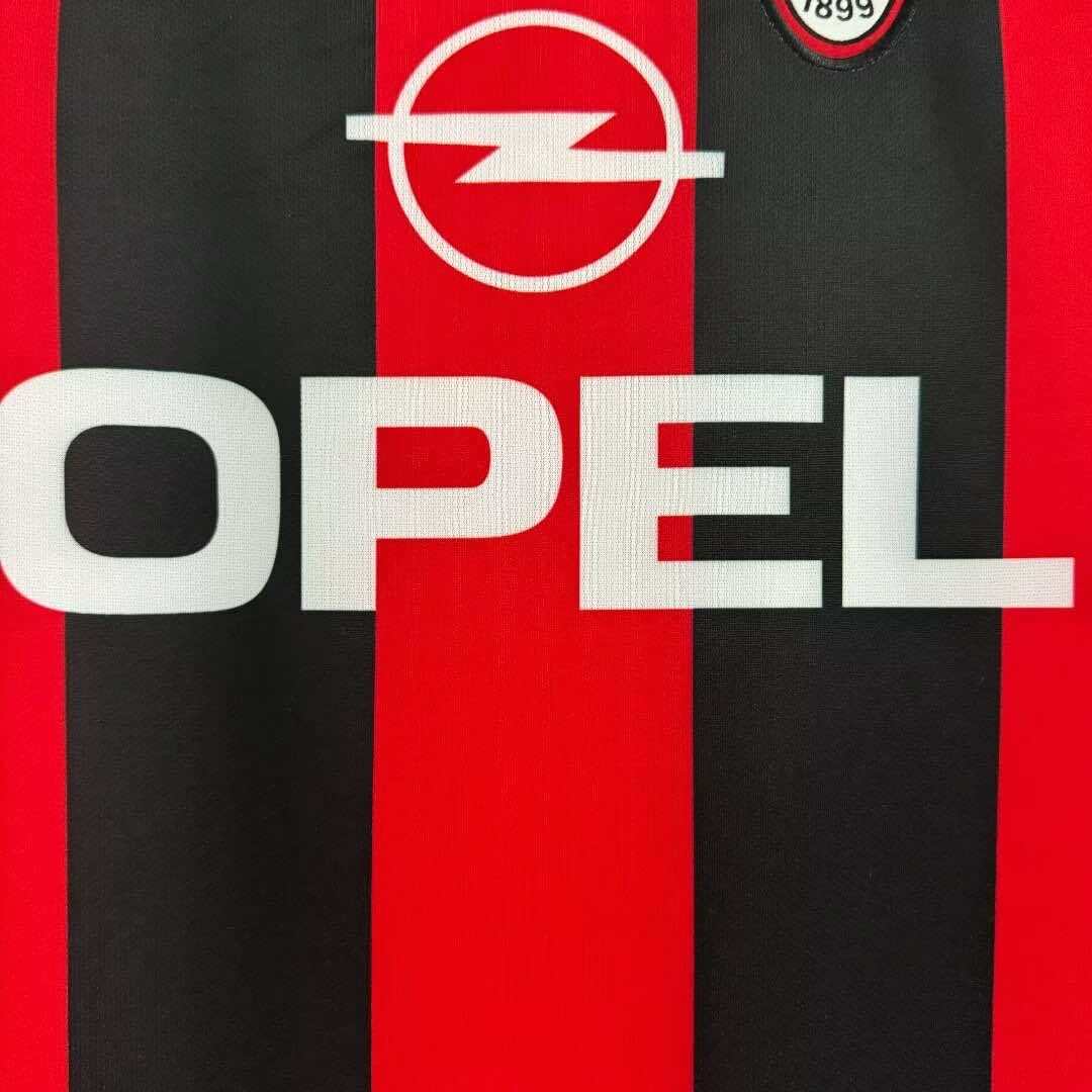 Maillot AC Milan 2000/02 Domicile Rétro — vue 7