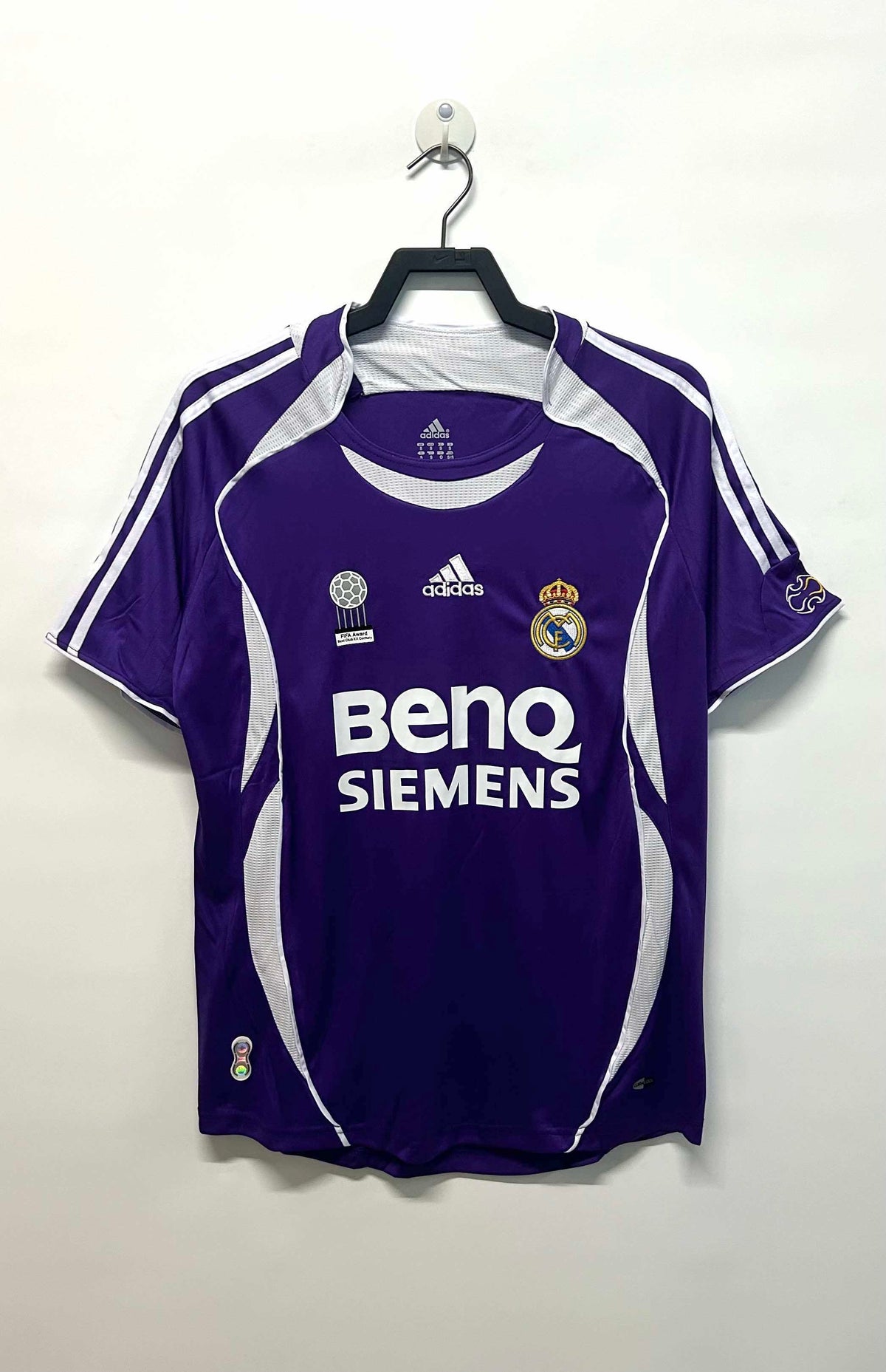Maillot Real Madrid 2006/07 Extérieur Rétro — vue 2