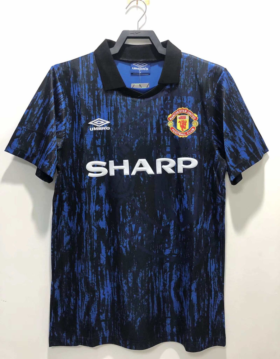 Maillot Manchester United 1993 Rétro — Noir — vue 2