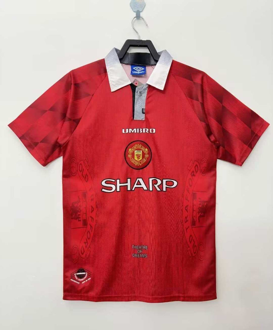 Maillot Manchester United 1996 Domicile Rétro — vue 7