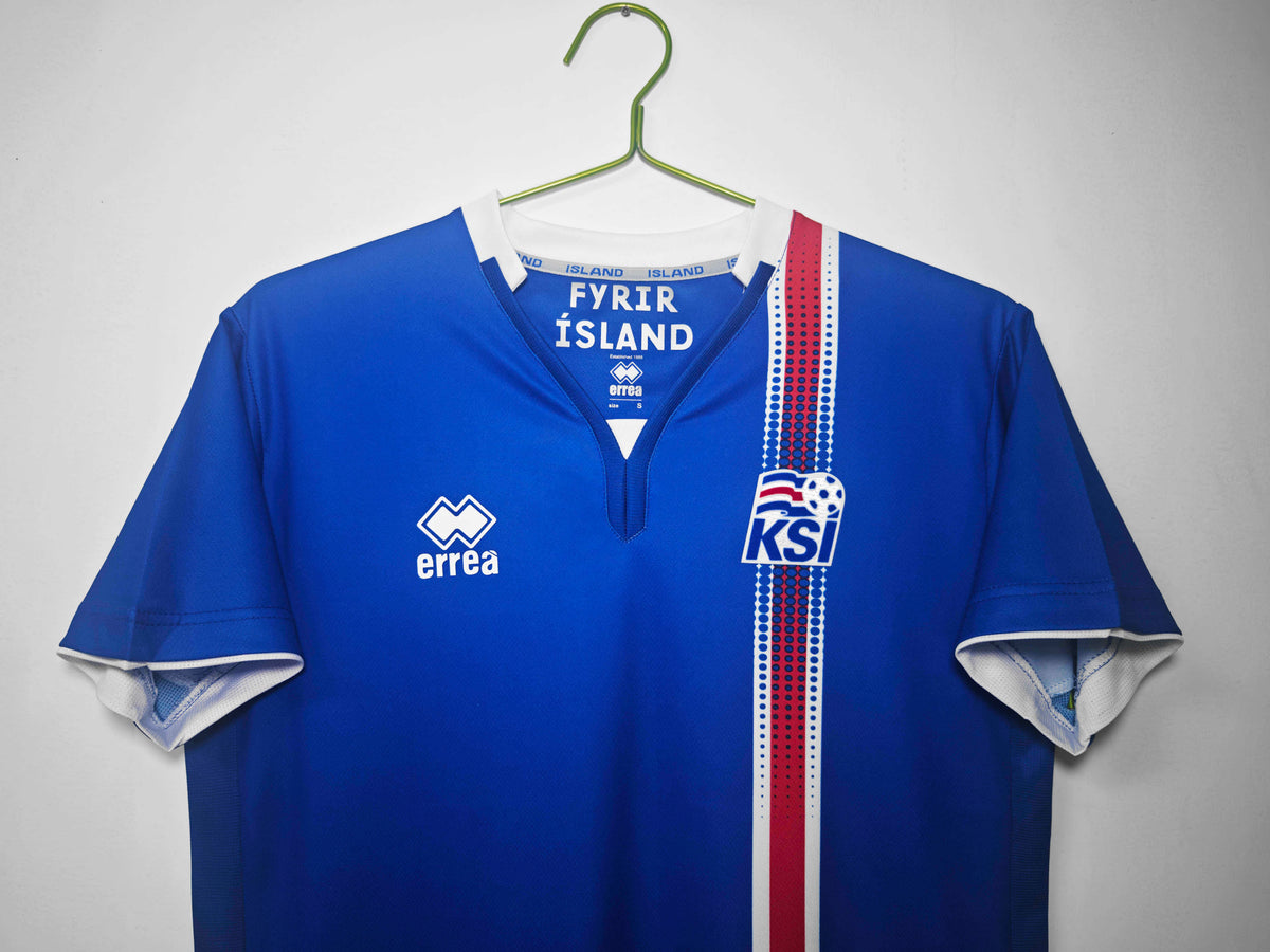 Maillot Islande 2016/17 Domicile Rétro — vue 8