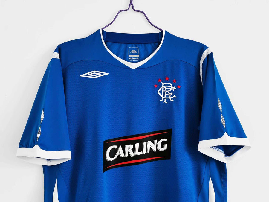Maillot Rangers FC 2008/09 Domicile Rétro — vue 7