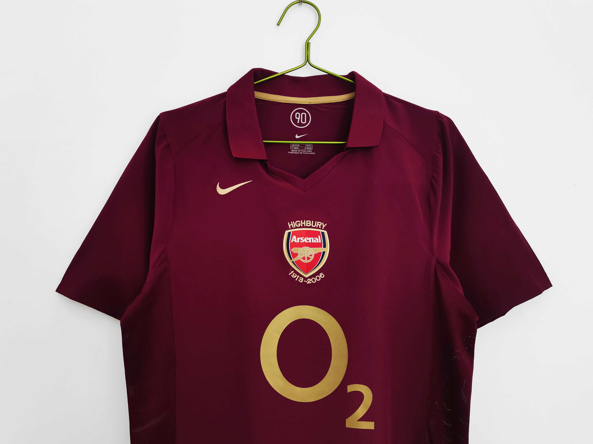 Maillot Arsenal 2005/06 Domicile Rétro — vue 3
