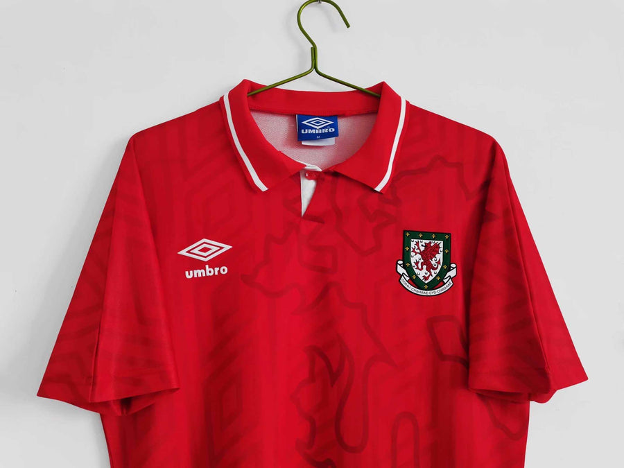 Maillot Pays de Galles 1992/94 Domicile Rétro — vue 8