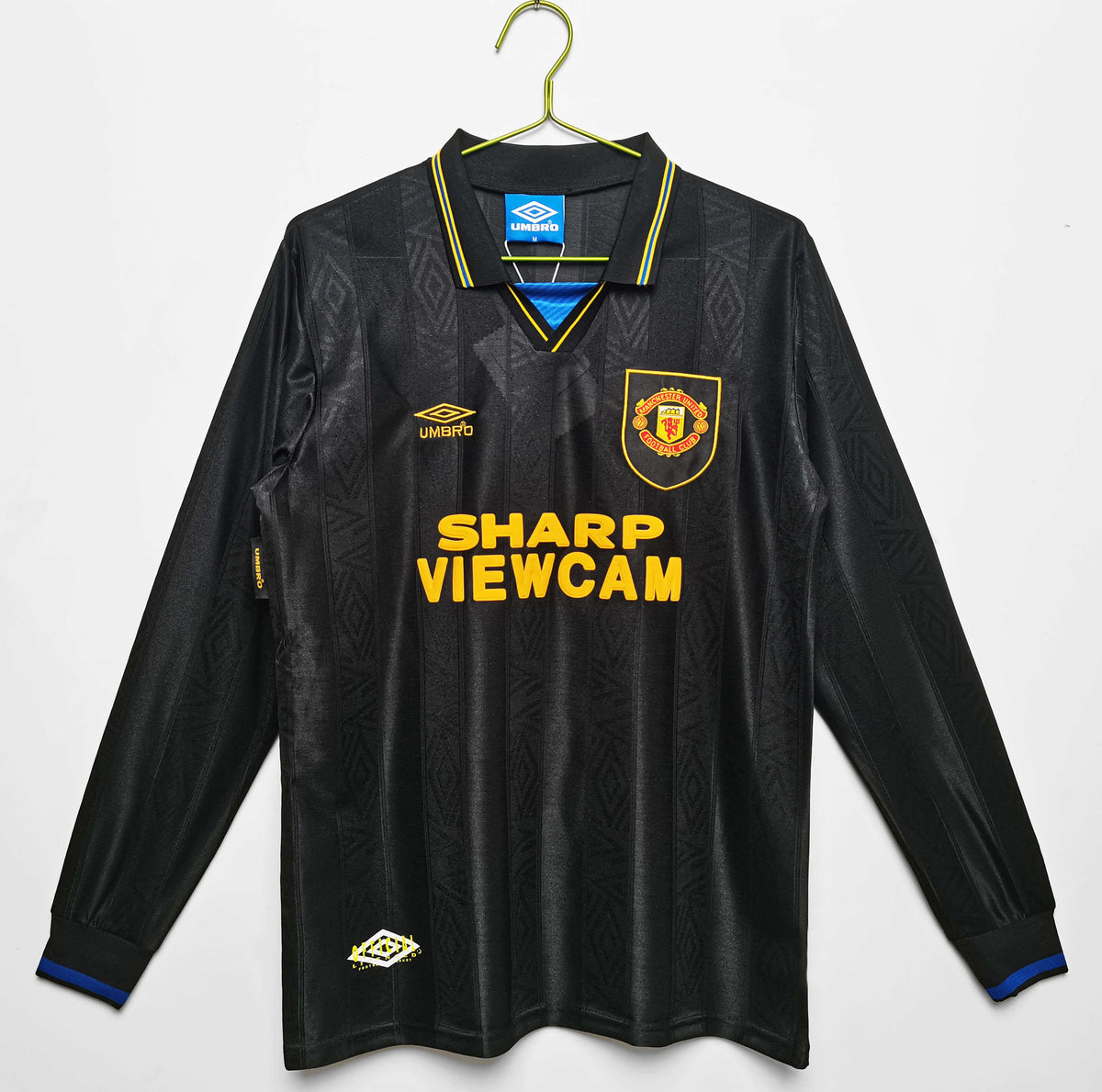 Maillot Manchester United 1993/94 Extérieur Manches Longues Rétro — vue 5