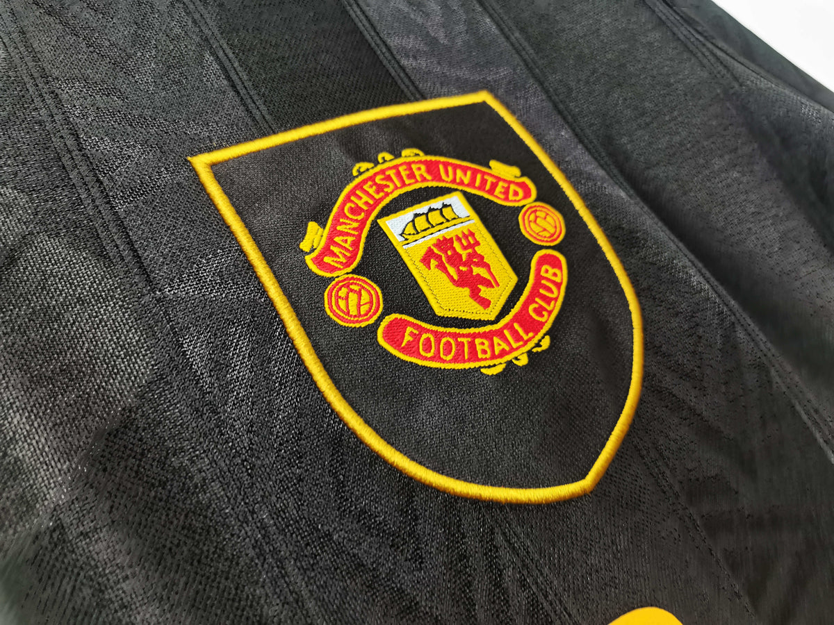 Maillot Manchester United 1993/94 Extérieur Manches Longues Rétro — vue 8