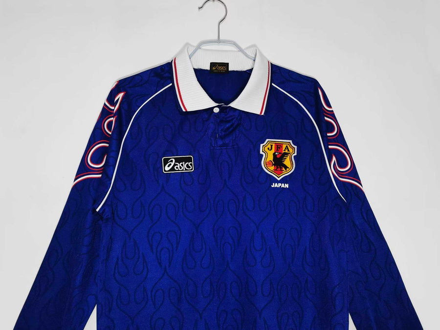 Maillot Japon 1998 Domicile Manches Longues Rétro — vue 6