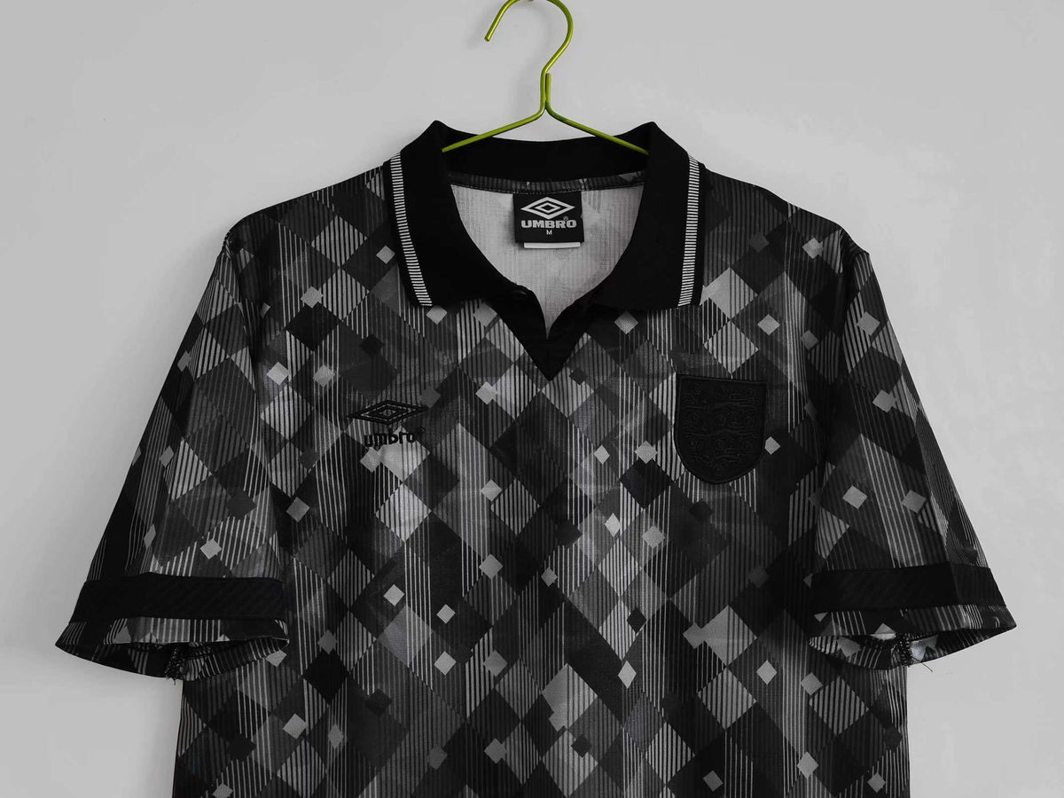 Maillot Angleterre 1990 Rétro — Noir — vue 3