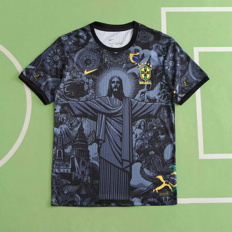Maillot Brésil 2024 — Jesus · Édition Spéciale · Version Joueur