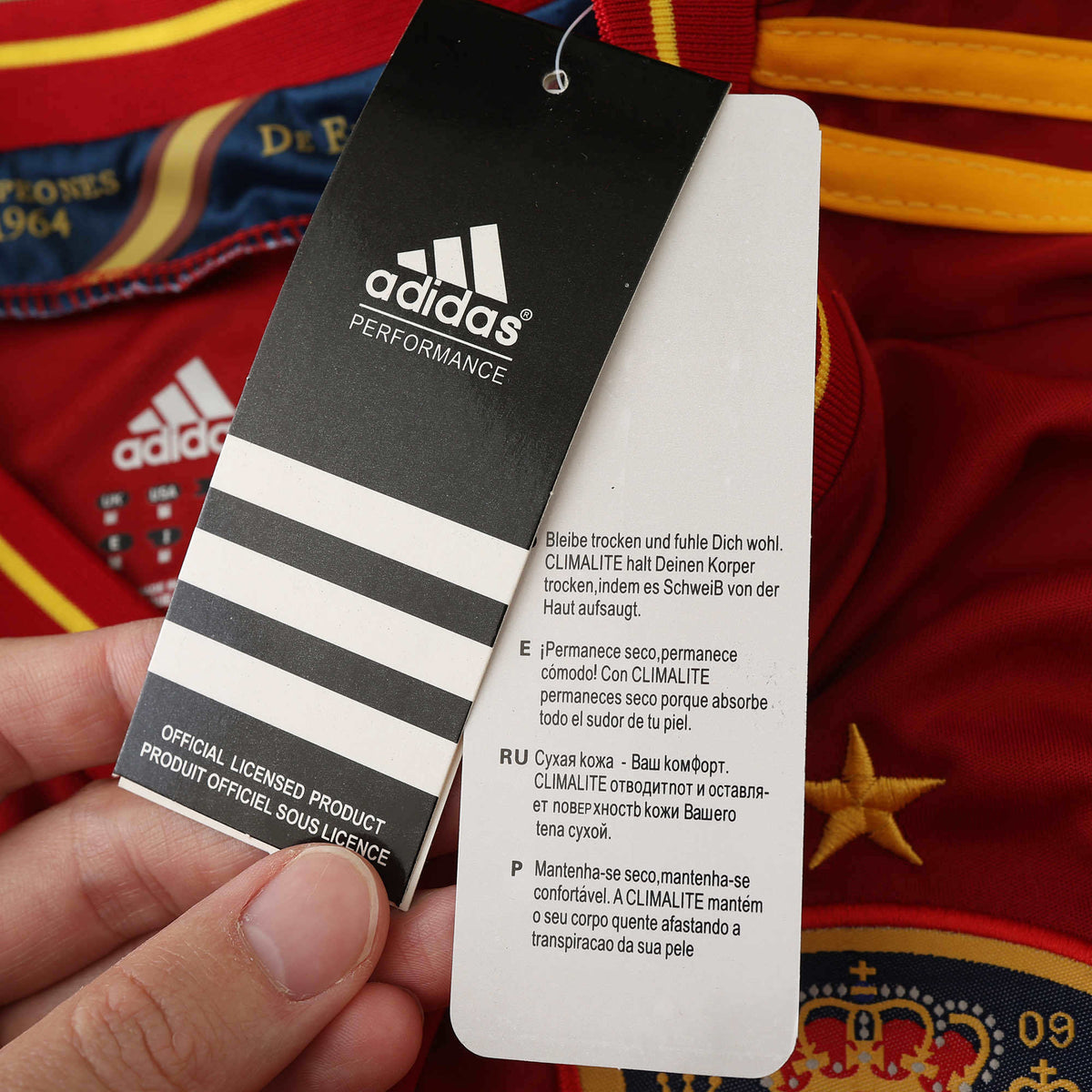 Maillot Espagne 2012 Domicile Rétro — vue 5
