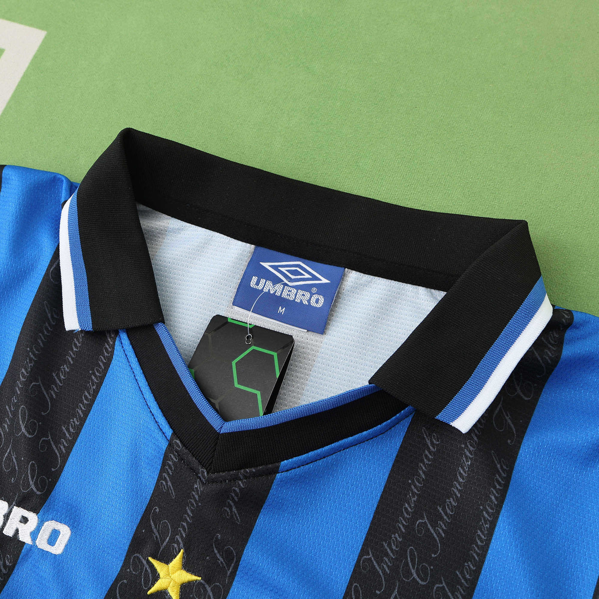 Maillot Inter Milan 1997/98 Domicile Manches Longues Rétro — vue 3